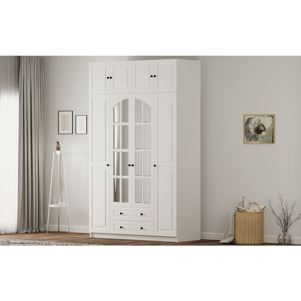 Ormar Rb-185-12 u Mat Bijeloj Boji slika 1