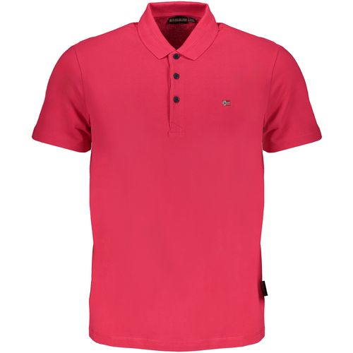 NAPAPIJRI MEN'S SHORT SLEEVED POLO SHIRT PINK slika 1