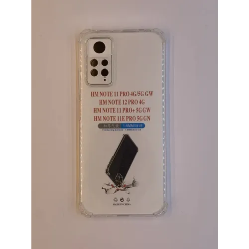 Maska za Xiaomi Note 12 Pro 4G transparent sa ojačanim ivicama slika 1