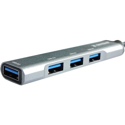 UHB-U3P4-05 ** Gembird HUB Type-C+A to 4*USB3.0 Aluminum ( 686) slika 4