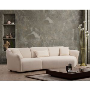 Ugaona Sofa 'Mentıs Corner 6 (L1+2Xr)' u Krem Boji