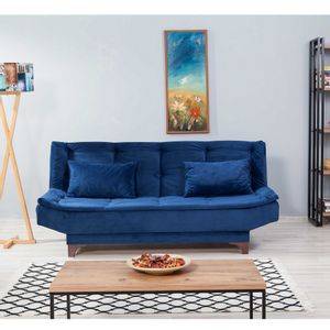 Kelebek - Blue Blue 3-Seat Sofa-Bed