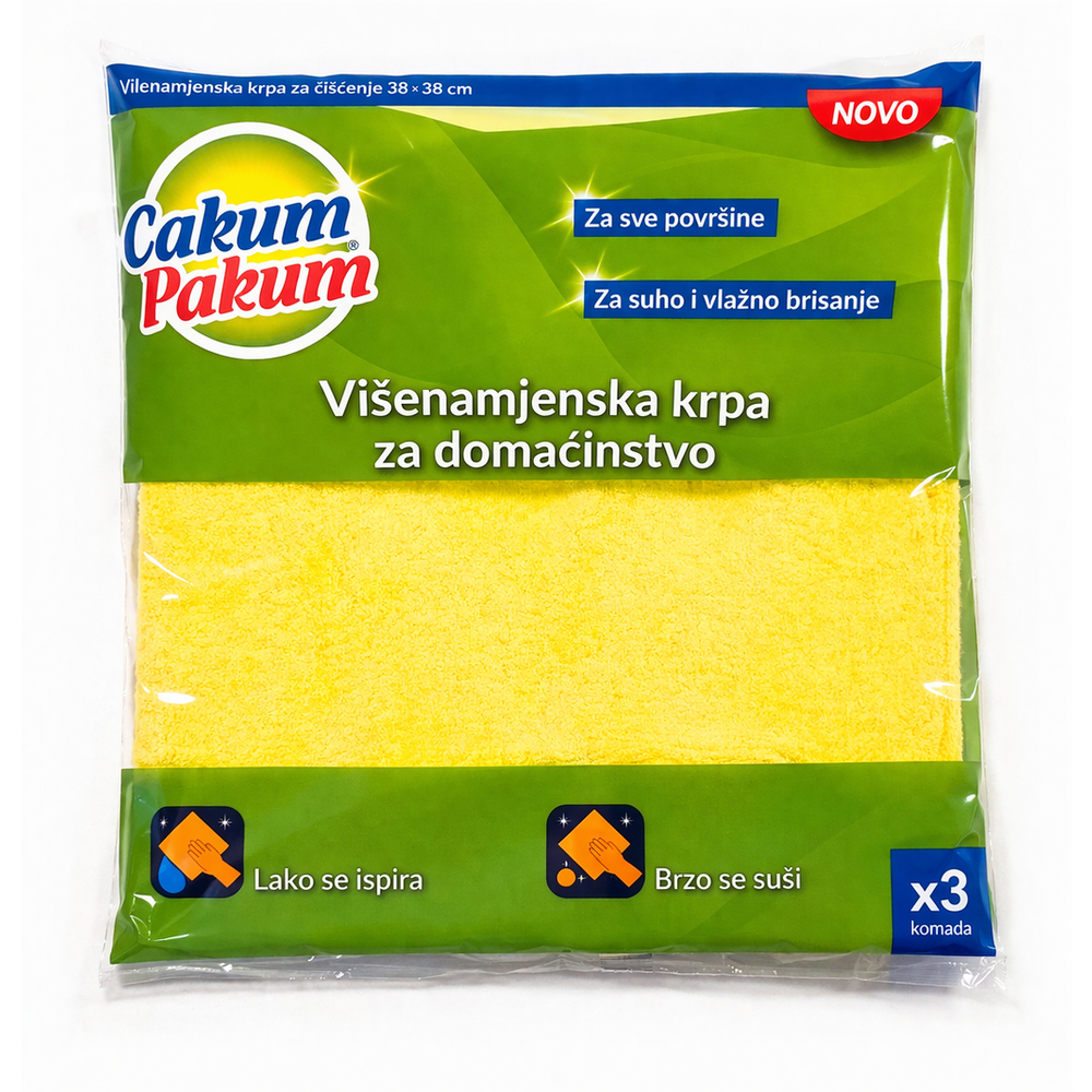 Cakum Pakum Krpa višenamjenska 3/1 38X40 slika 1