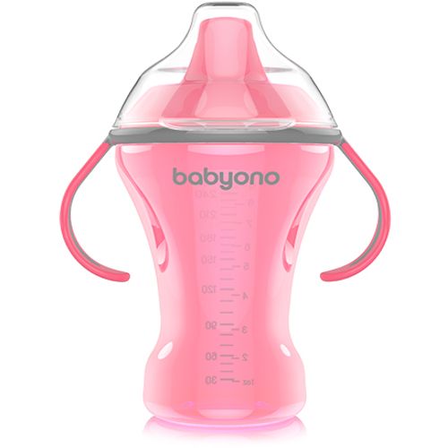 BabyOno - NO-SPILL šolja meki pisak 260 ML slika 1