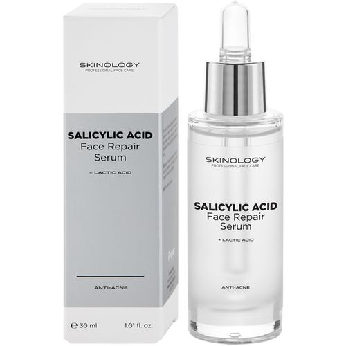 Skinology serum za lice SALICILNA KISELINA + mlečna kiselina 30ml slika 1