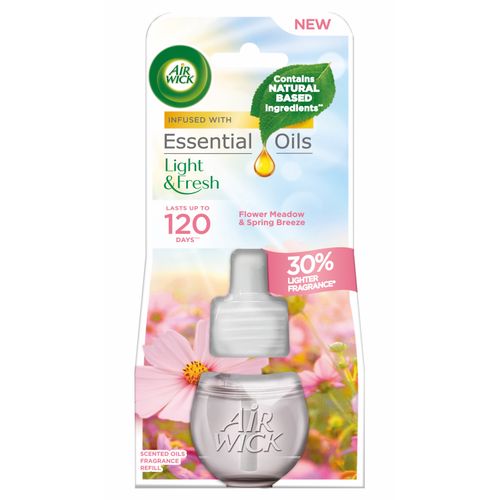 Air Wick električni osvježivač zraka Flower Meadow & Spring Breeze (punjenje) 19 ml slika 1