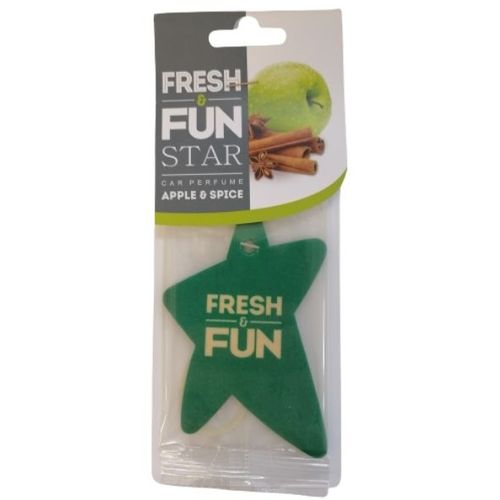 Papirni osveživač Fresh & Fun Star - Apple & Spice slika 1