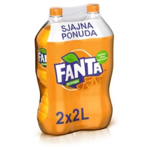 Fanta orange 2 x 2L pet slika 1