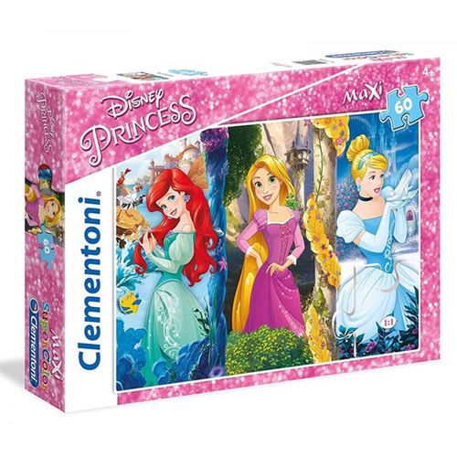 Clementoni Puzzle 60 Maxi Princess slika 1