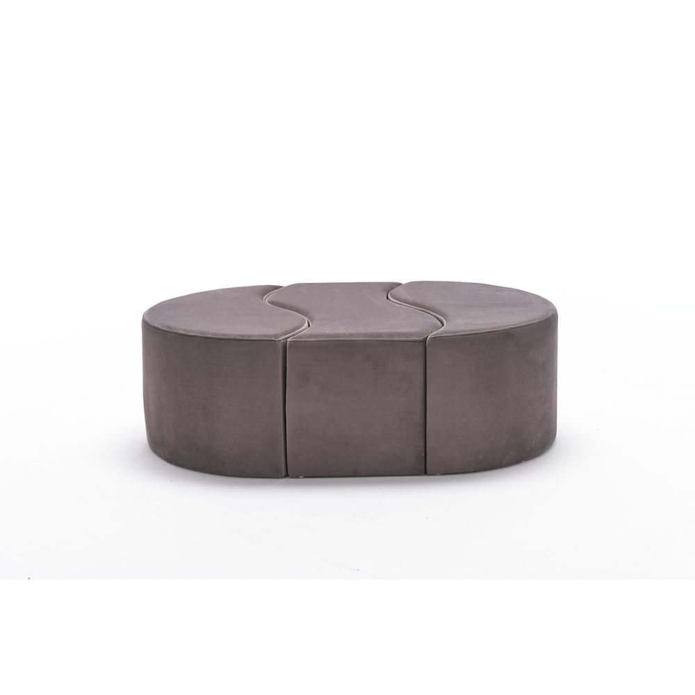 Alya Puf - Luksuzni Tabaure od Mink Velvet Materijala slika 4