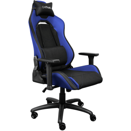 Trust GXT 714B gaming stolica RUYA, plava, udobna, podesiva ergonomska, eko materijal slika 1