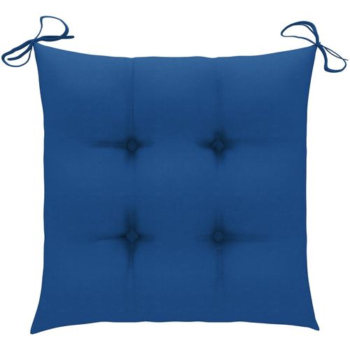 Jastuci za stolice 2 kom plavi 50 x 50 x 7 cm od tkanine slika 19