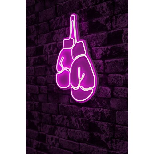 Wallity Ukrasna plastična LED rasvjeta, Boxer - Pink slika 9