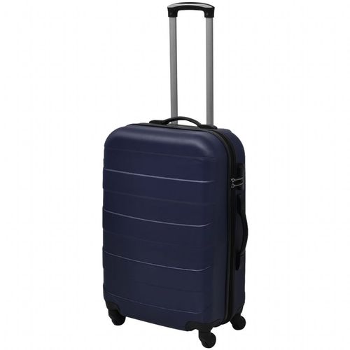 Trodijelni set čvrstih kovčega s kotačima plavi 45,5/55/66 cm slika 8