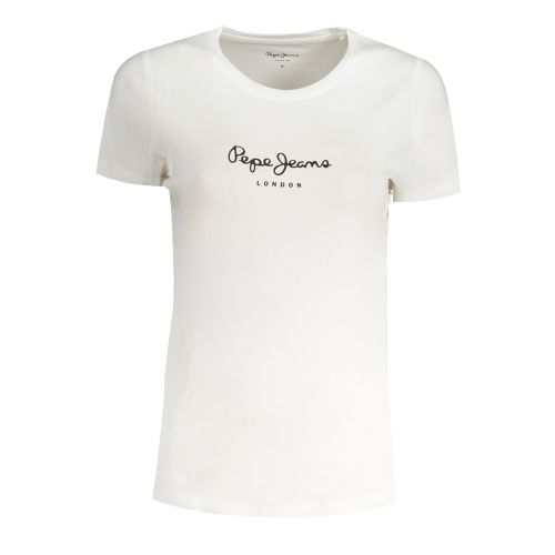 PEPE JEANS WOMEN'S SHORT SLEEVE T-SHIRT WHITE slika 1