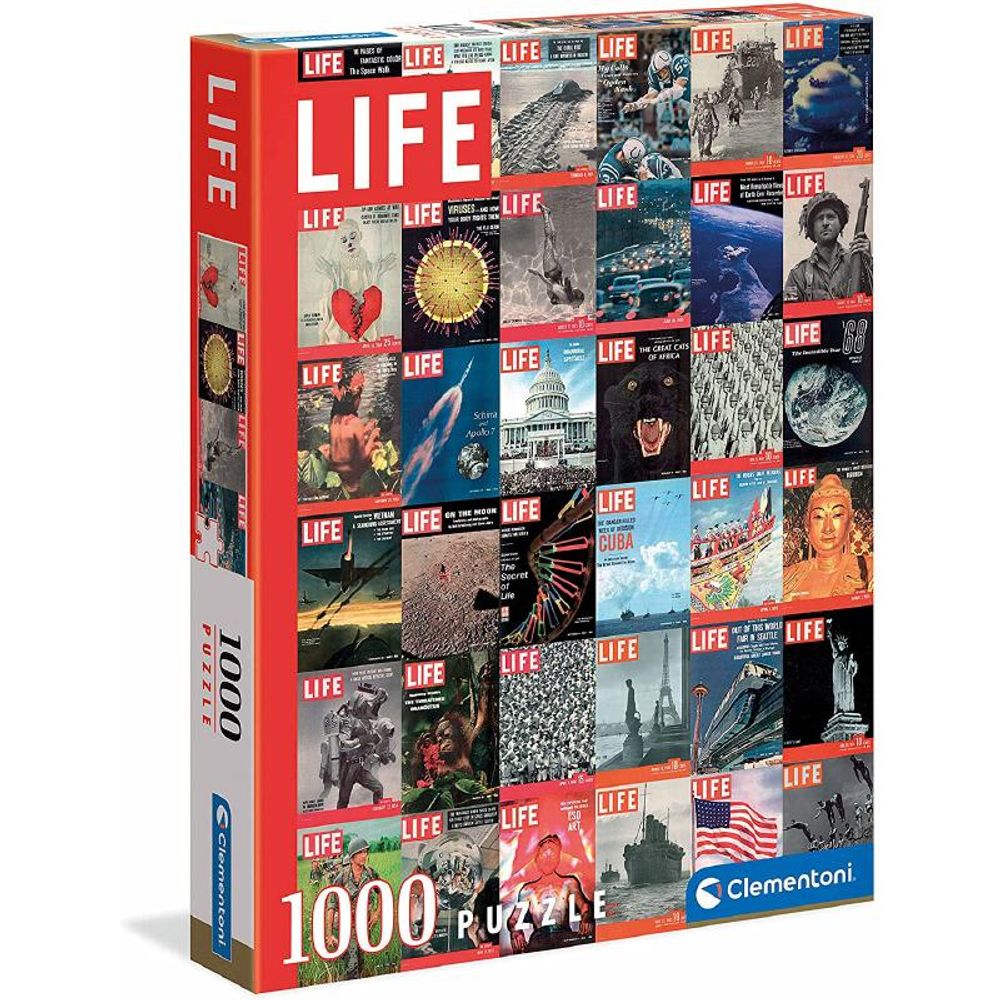 Clementoni Puzzle LIFE Magazine Collection Covers 6 1000kom slika 1