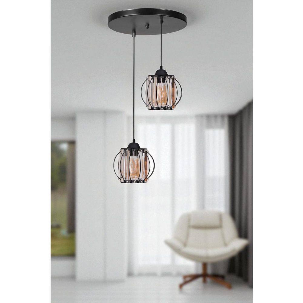 Opviq Luster 072, crni slika 1