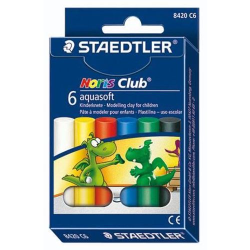 Plastelin 6 boja Noris Staedtler 8420C6 slika 2