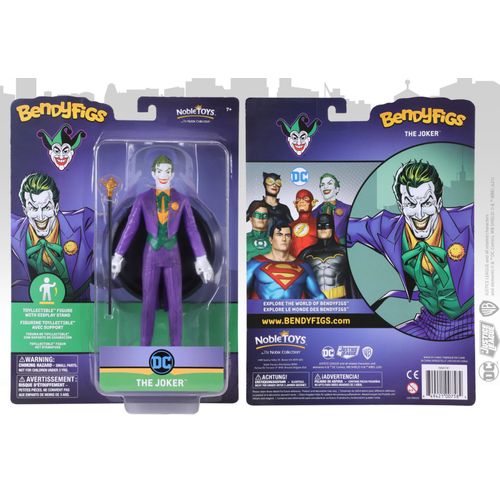 NOBLE COLLECTION - DC - BENDYFIGS - JOKER (STRIPOVI) slika 8