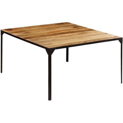 Blagovaonski stol od masivnog drva manga 140 x 140 x 76 cm slika 1