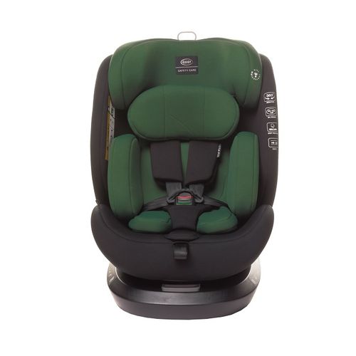 4BABY autosjedalica I-Size (40-150 cm) Roto-fix dark green slika 10