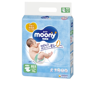 Moony Pelene Airfit Newborn (3-5kg) 76kom