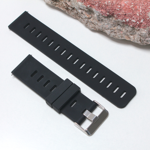Narukvica trendy za smart watch 22mm crna slika 1