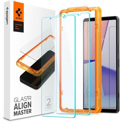 SPIGEN ALM GLAS.TR SLIM KALJENO STAKLO  2-kom ZA SONY XPERIA 1 V CLEAR slika 1