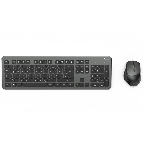 HAMA Bežična tastatura i miš KMW-700 YU-SRB (Crna/Siva) slika 1