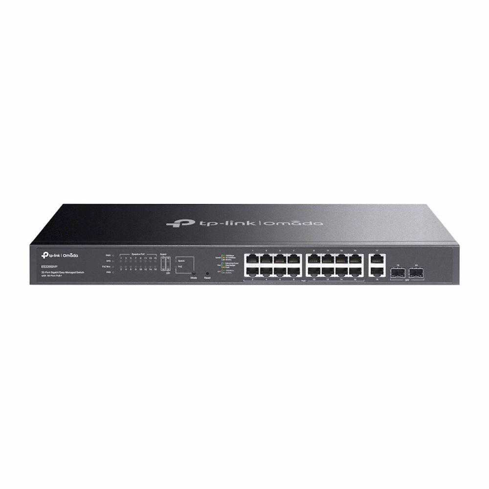 TP-Link Switch Omada 20-Port Gb Easy Managed 16-Port PoE+ ES220GMP slika 1