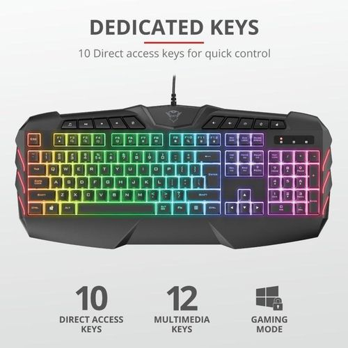 Trust GXT 881 ODYSS Semi-Mech Keyboard (23855) slika 3