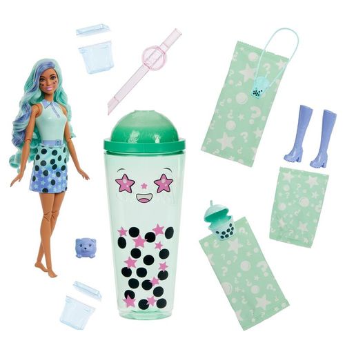 Barbie lutka s bubble tea mirisom - Green Tea Pop Reveal slika 2