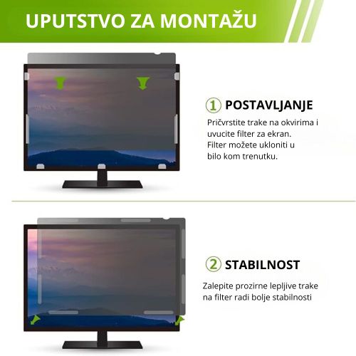 Zaštitna Folija za Ekran (Privacy Screen Filter) - 23.8 incha slika 9