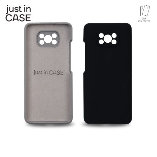 2u1 Extra case MIX PLUS paket CRNI za Poco X3 Pro slika 2