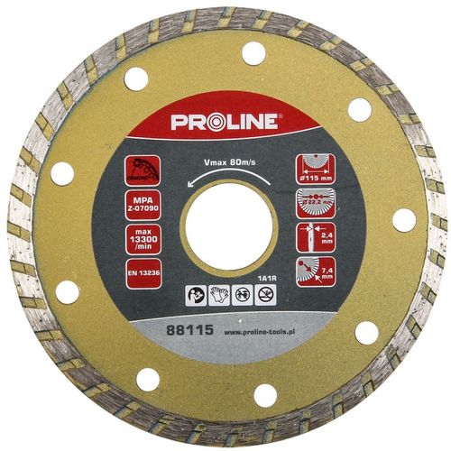 Profix  86104 dijamantna ploča segmentirana  230x2.8x7.5x22.23  slika 1