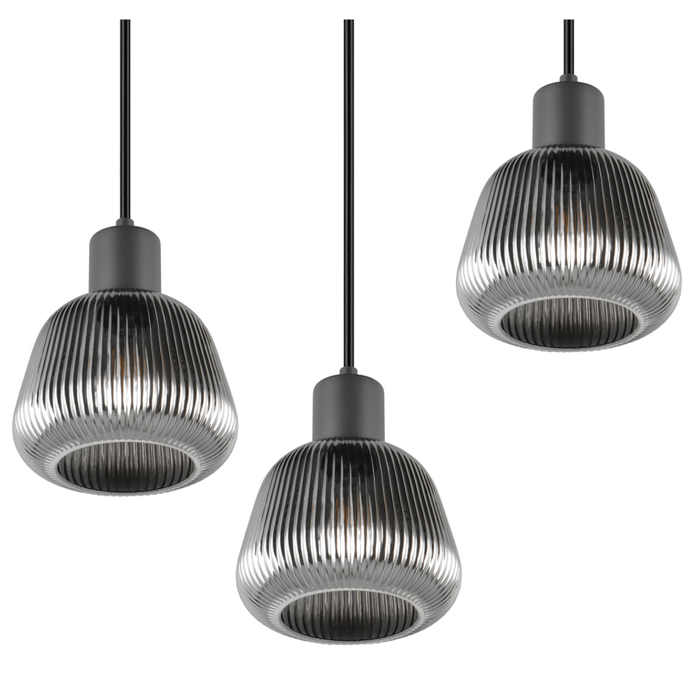 Trio Lightning luster TARIFA 3, boja crna-mat slika 7