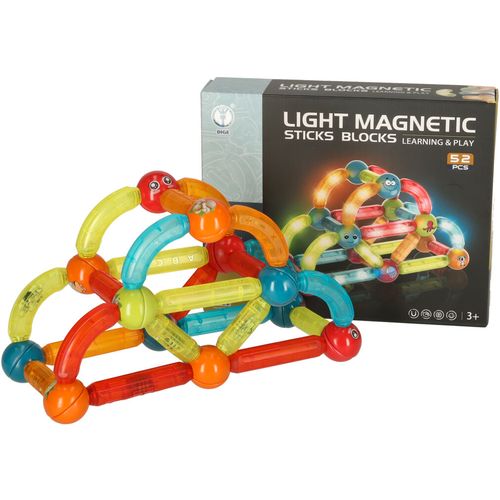 Kreativni set magnetni osvijetljeni oblici 52kom. slika 9