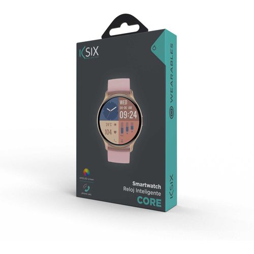 KSIX, smartwatch Core, AMOLED 1.43” zaslon, 5 dana aut., Zdravlje i sport, rozi slika 2