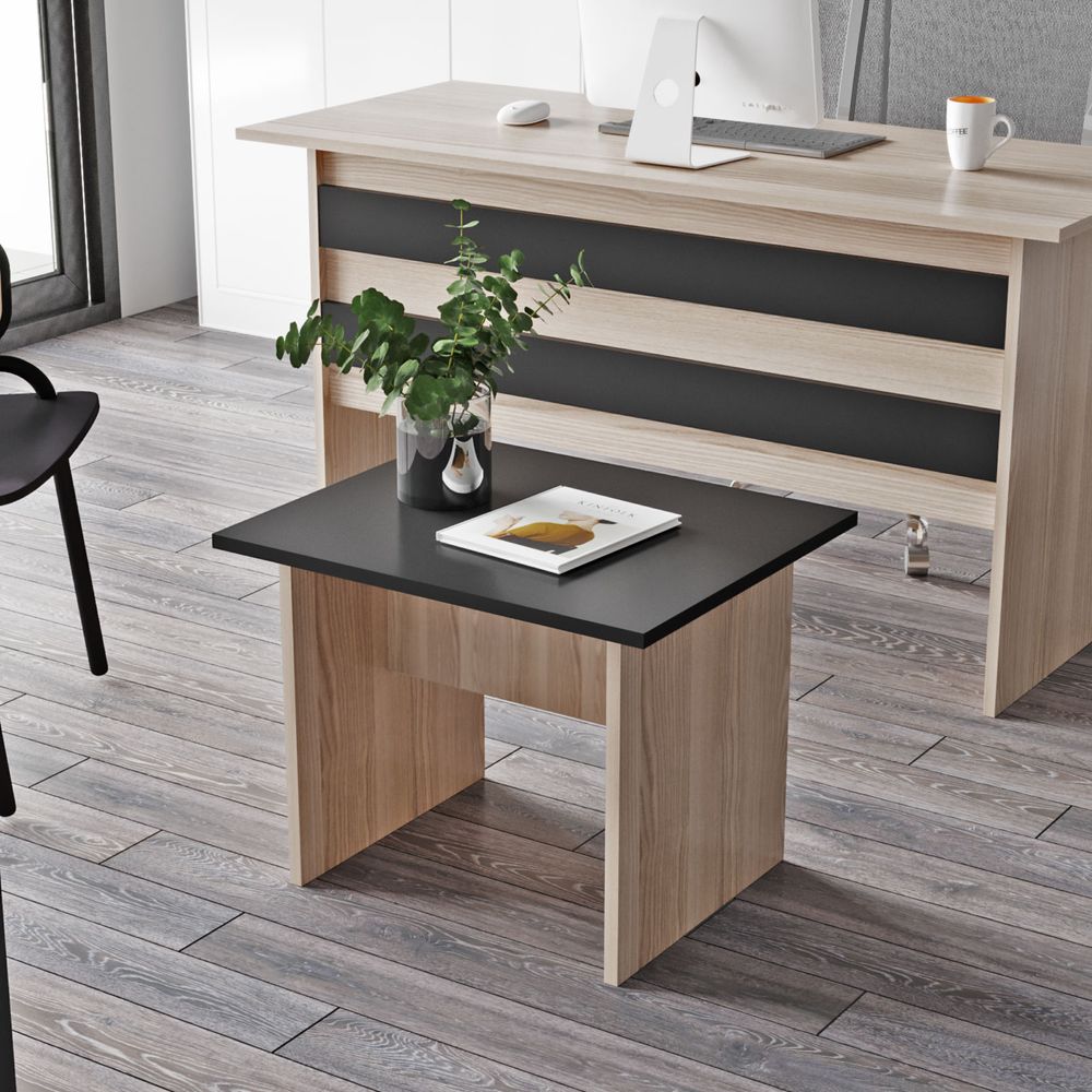 Vo16-Ob OakBlack Set Namještaja za Ured slika 5