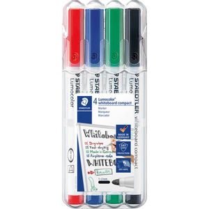 Staedtler 341 WP4 Lumocolor Whiteboardmarker razvrstano (izbor boje nije moguć)