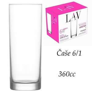 Čaše 6/1 LONG DRINK LBR340 360ml