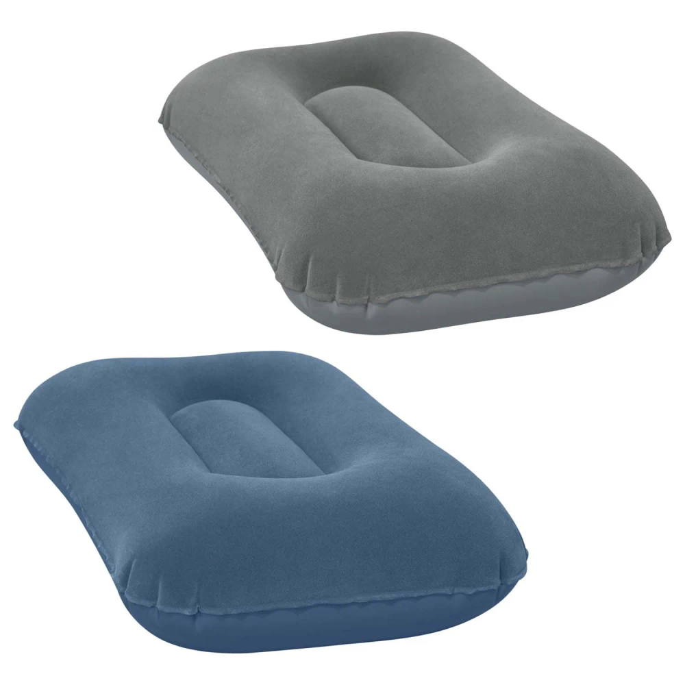 Bestway 67121 baršunasti jastuk na napuhavanje 42 x 26 cm  sivi slika 1