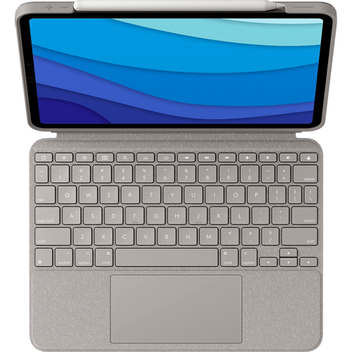 LOGITECH Combo Touch for iPad Pro 11-inch (1st, 2nd, and 3rd generation) - SAND - Croatian layout slika 2