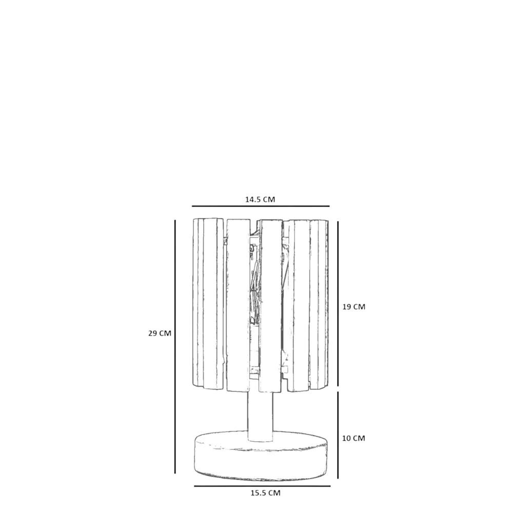 Opviq Stolna lampa 047, orah slika 5