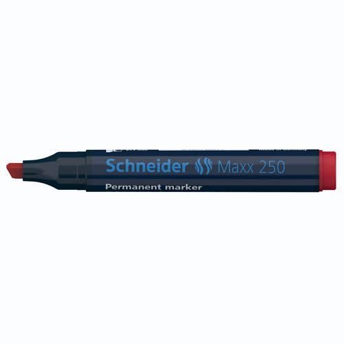 Flomaster Schneider, permanent marker, Maxx 250, 2-7 mm, crveni slika 2