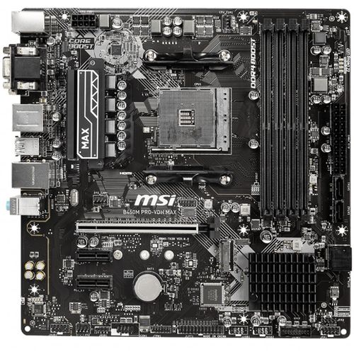 MSI Main Board Desktop B450M PRO-VDH MAX  slika 2