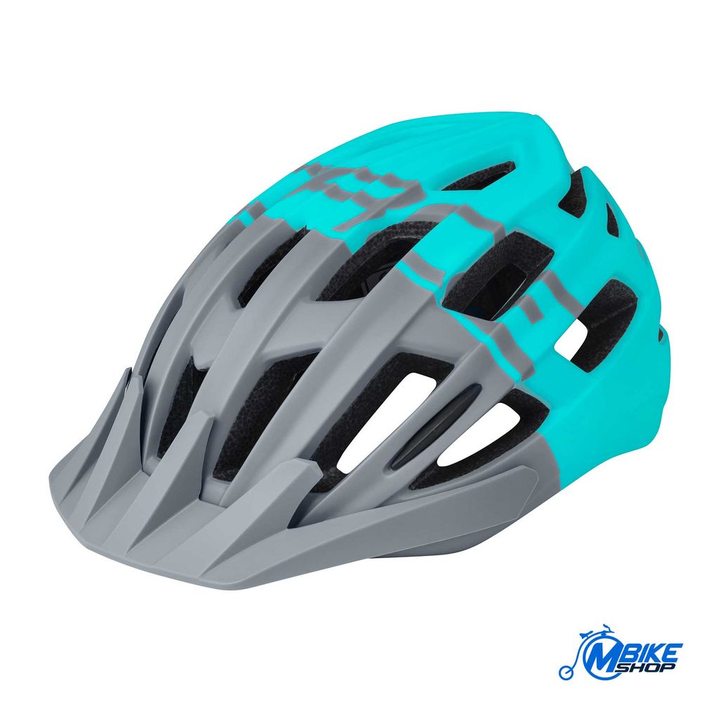 Force Kaciga Corella MTB Grey/Turquoise S-M slika 2