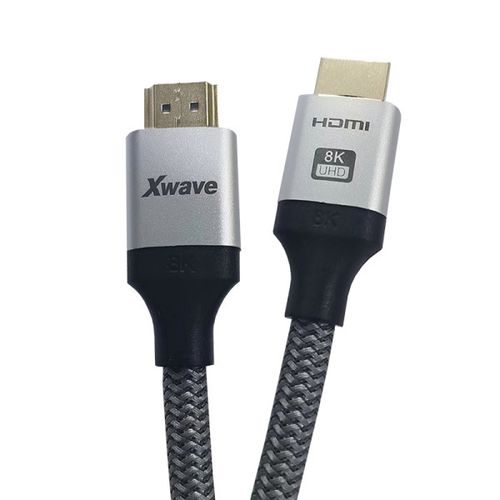 Xwave Kabl HDMI 2.1 8K 3m,HDR,upleten kabl,28+30AWG,golden plate,blister  slika 1