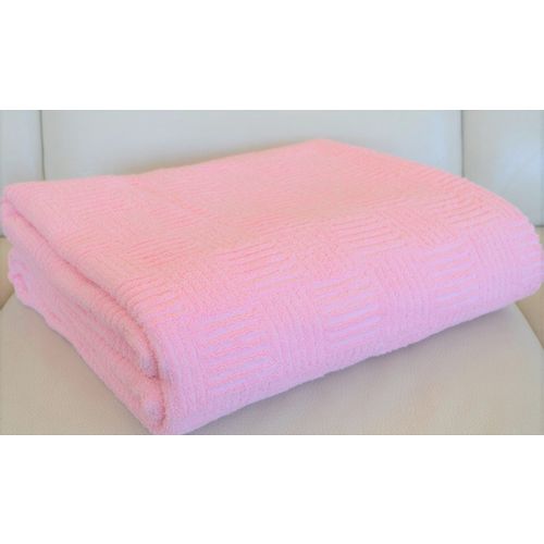 Frotirski prekrivač Mia 150x200cm-roze slika 1