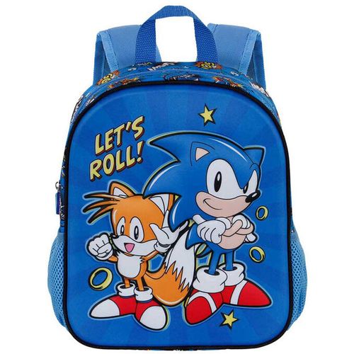 Sonic The Hedgehot Lets Roll 3D ruksak 31cm slika 4